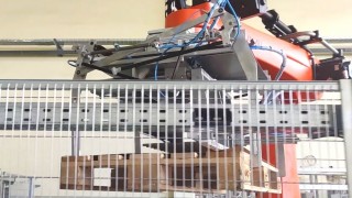 Gripper of a robot for palletizing by STAMH Group