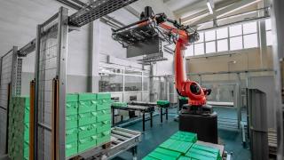 Industiral robot - palletizing cell