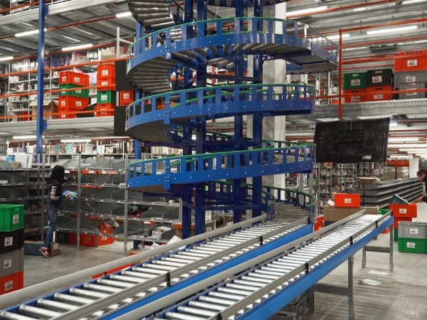 Spiral gravity conveyor from STAMH
