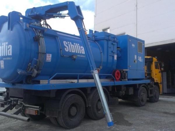 Diesel truck mounted vacuum unit Sibilia SCH.2187 10