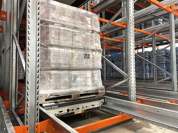 Pallets carriers of a Racking System for pallets