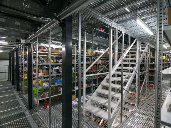 Stairs in a Mito Racking Systems