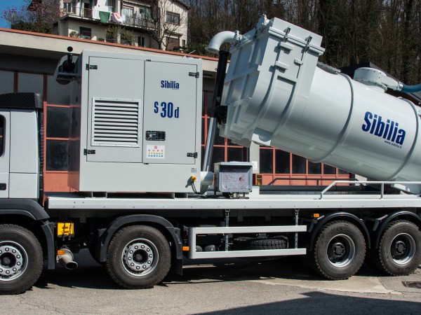Diesel truck mounted vacuum unit Sibilia SCH.2187 13