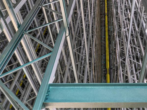 Υψηλής ανύψωσης αυτοφερόμενη δομή παλετοθέτησης AS/RS για παλέτες