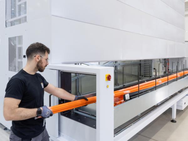 Modula long goods VLM machine