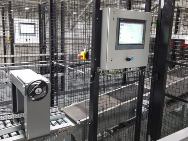 HMI of an palletizing system