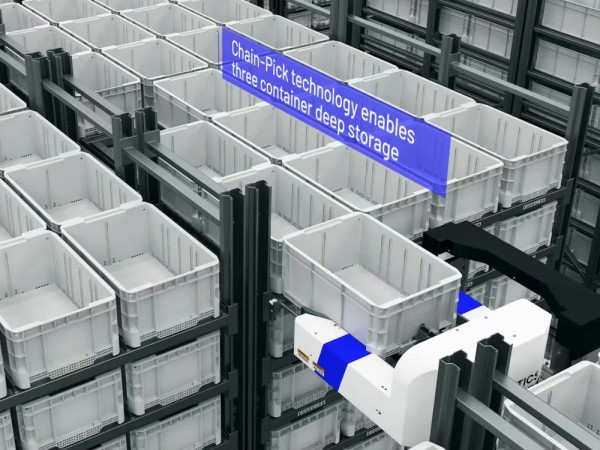 High density warehouse automation by HaiPick A42 series robots