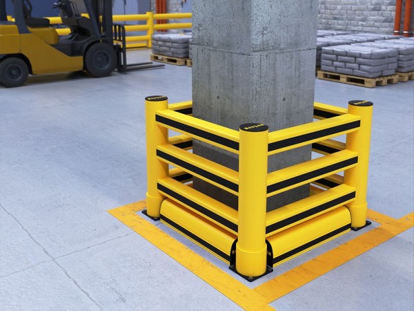 Corner and column protectors and barriers