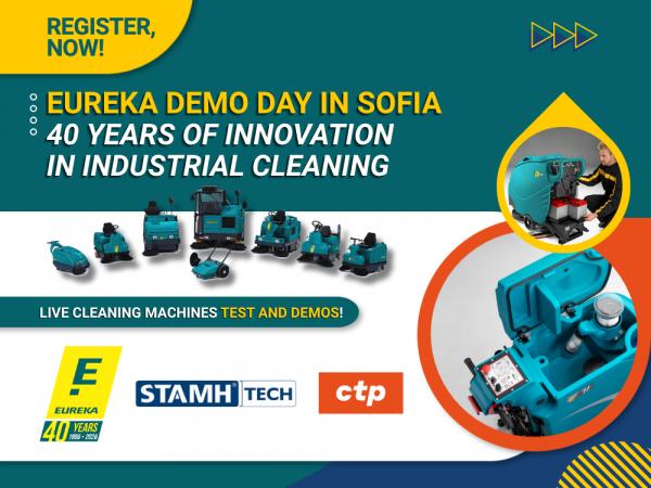 EUREKA DEMO DAY IN SOFIA - 40 YEARS OF INNOVATION IN INDUSTRIAL CLEANING